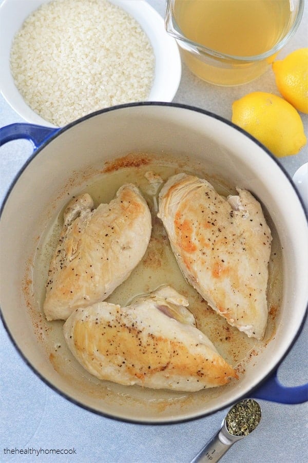 Amazingly tender rice with juicy chicken and broccoli. All made in one pot! It's a delicious meal the whole family with love.