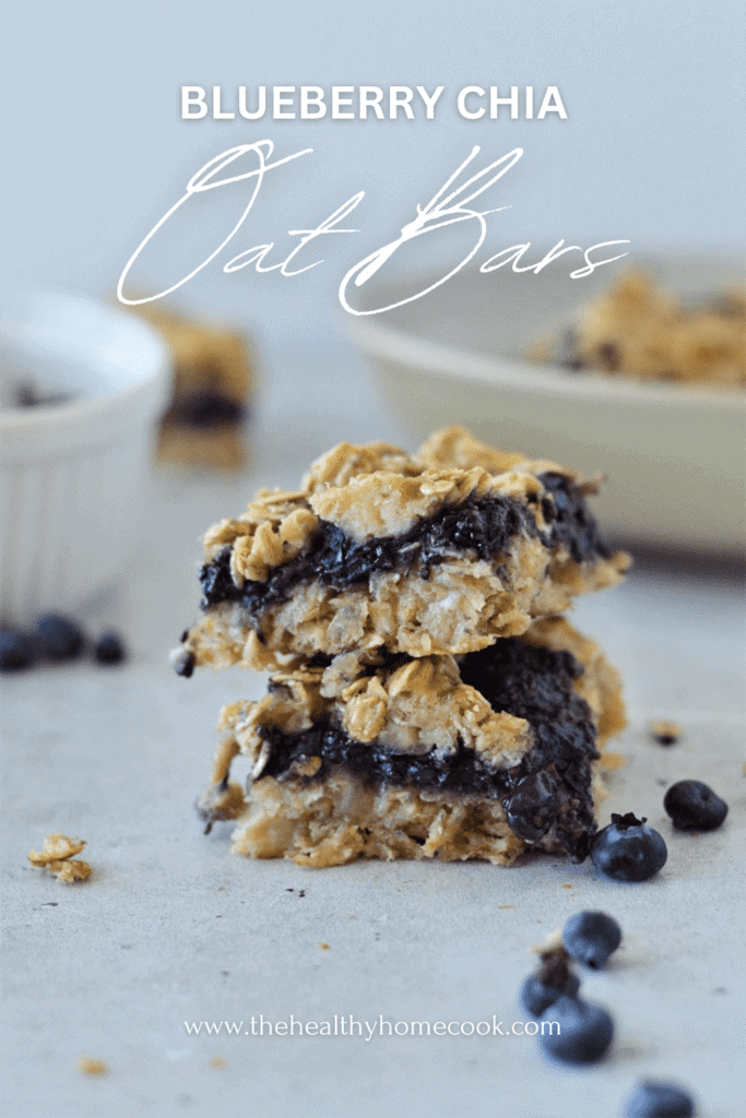 These Blueberry Chia Oat Bars are delicious! Nothing but clean, healthy ingredients to create the perfect little sweet treat.