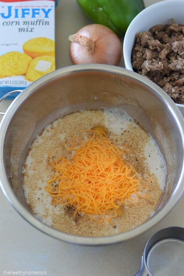 A deliciously easy strata recipe with a Mexican flare.