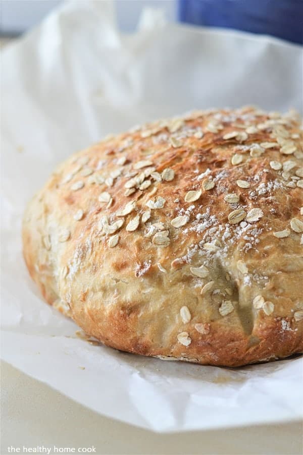 The subtle sweetness of this Honey Oat Artisan Bread will keep you coming back for more!