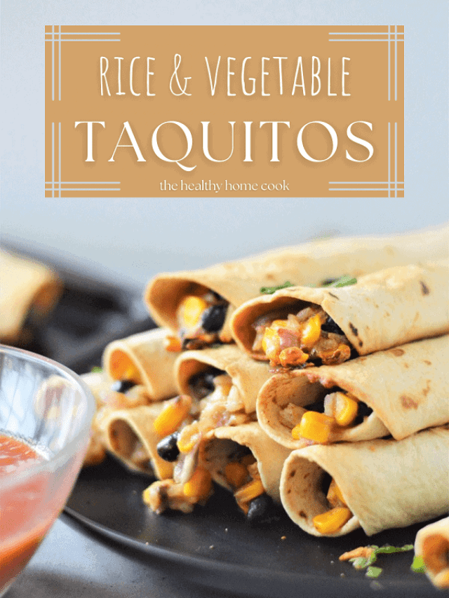 Rice & Vegetable Taquitos