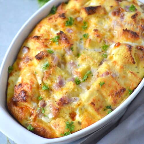Cheese Strata Easy Cheesy Strata - The Healthy Home Cook