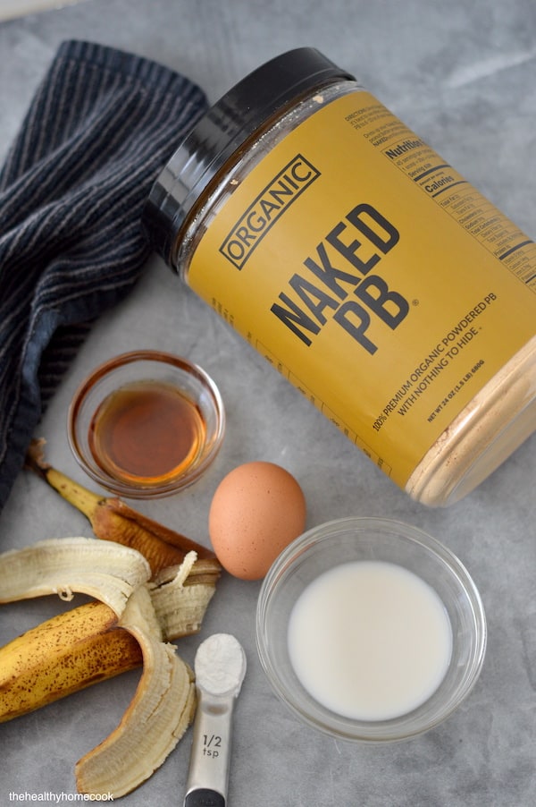 Nothing beats this Powder PB & Banana Mug Cake. Delicious enough for dessert, but healthy enough for breakfast!