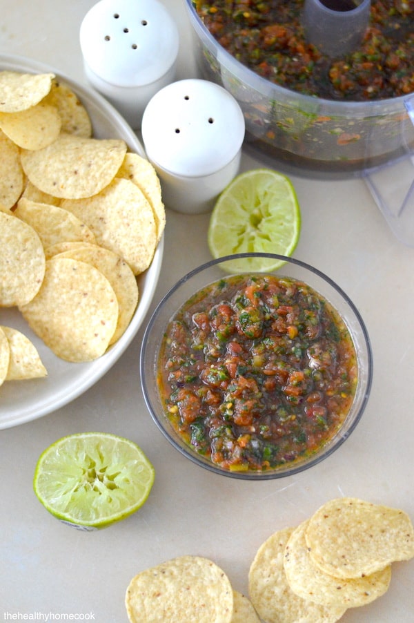 This recipe requires just a few simple ingredients blended together to create an absolutely irresistible homemade salsa.