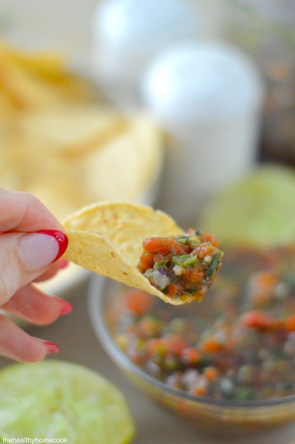 This recipe requires just a few simple ingredients blended together to create an absolutely irresistible homemade salsa.