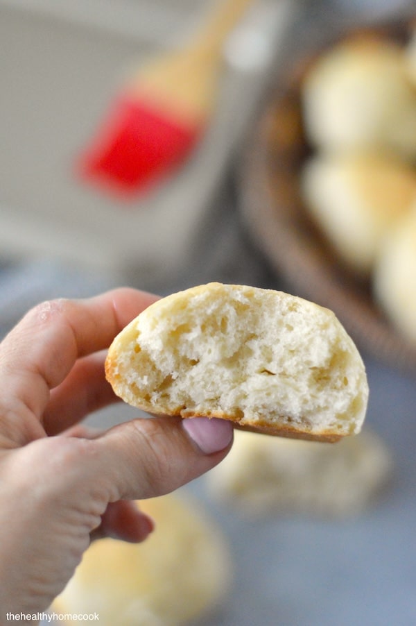 This simple recipe creates fluffy, soft dinner rolls every time. Made from scratch, start to finish, in less than 1 hour.