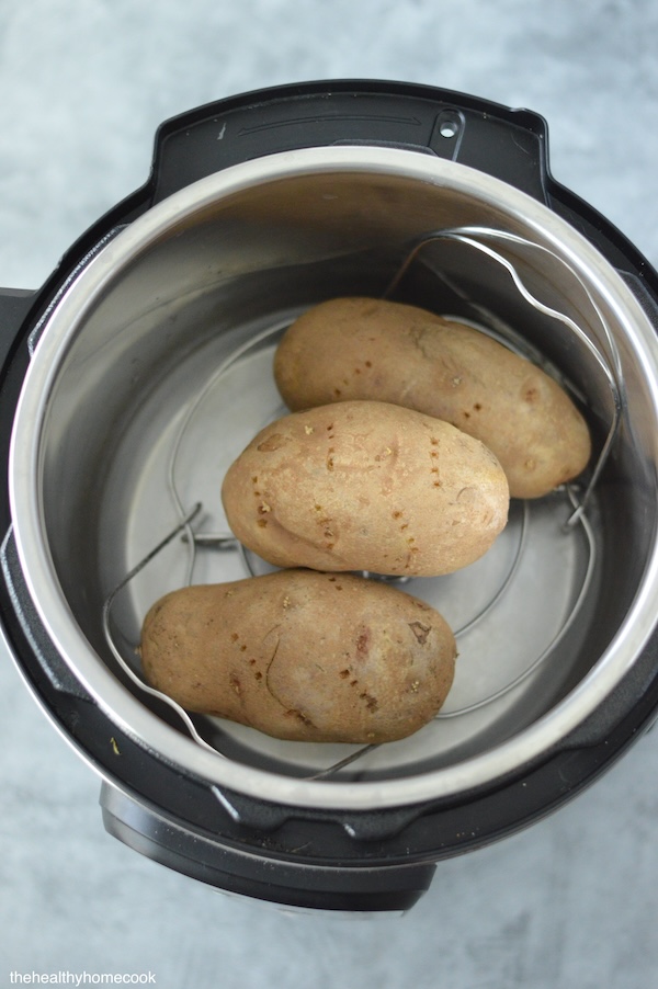 Learn how quick and easy it is to make deliciously soft baked potatoes in your Instant Pot. Perfect any day of the week!
