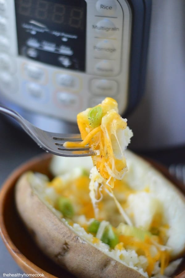 Learn how quick and easy it is to make deliciously soft baked potatoes in your Instant Pot. Perfect any day of the week!
