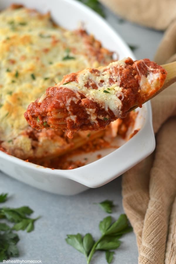 This Easy Chicken Manicotti is the pasta recipe of your dreams! It's the ultimate comforting Italian meal that your family will love.