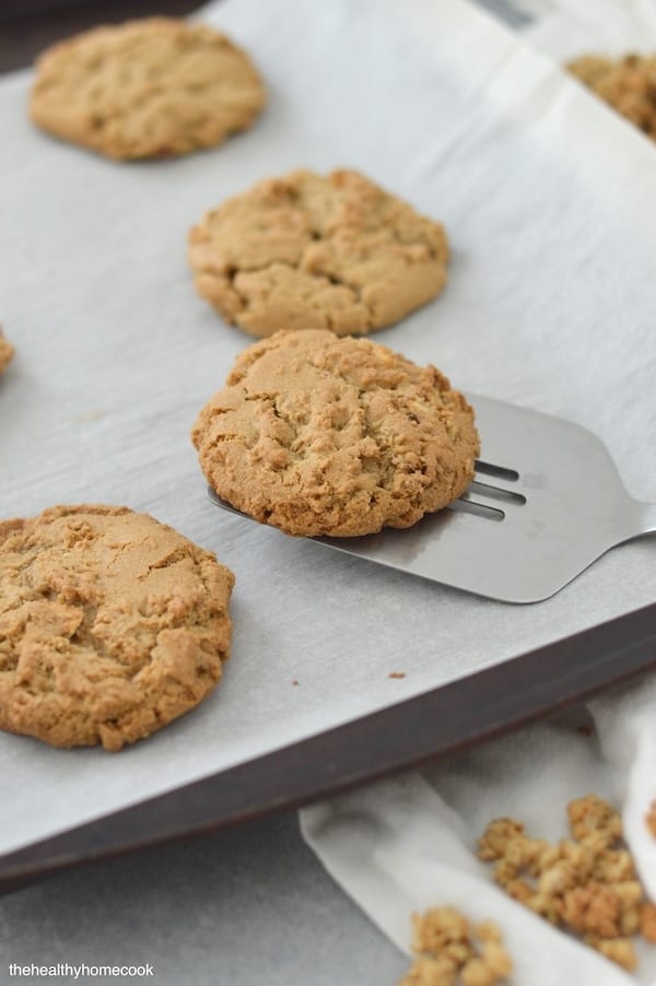 Soft cookies with crunchy granola bits through out. Full of cinnamon, buttery flavor. You're guaranteed to love these Granola Cookies.