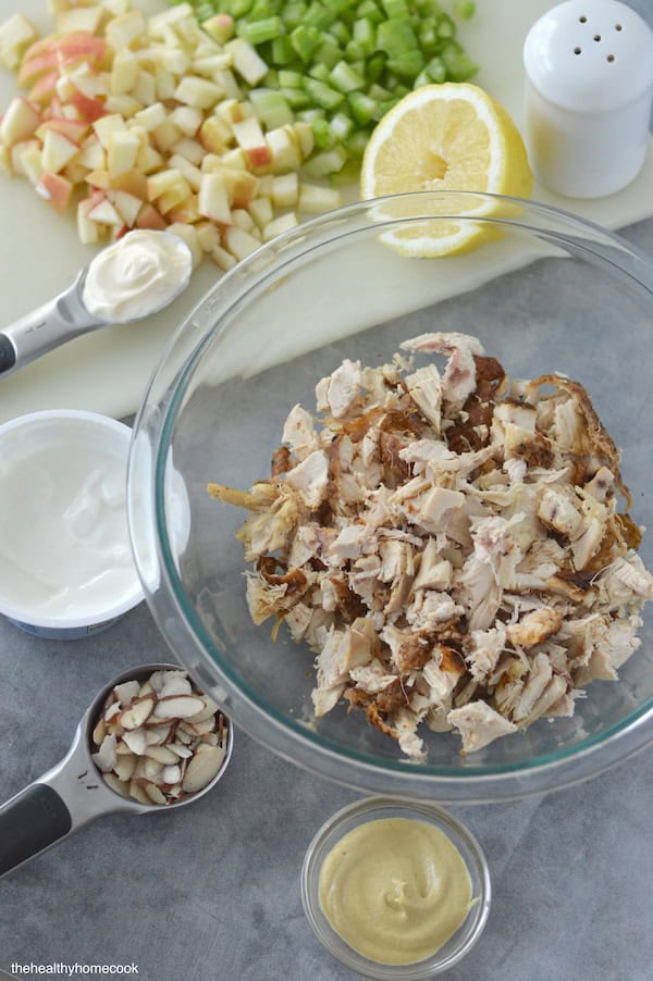 This healthy, flavorful salad comes together quickly and is perfect as a simple sandwich, in a lettuce wrap, or by itself.