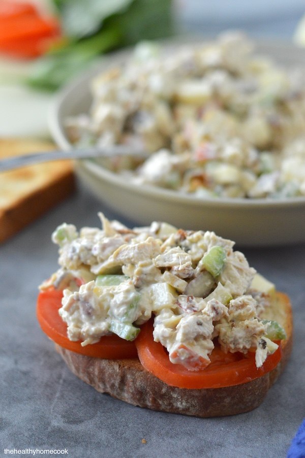 This healthy, flavorful salad comes together quickly and is perfect as a simple sandwich, in a lettuce wrap, or by itself.