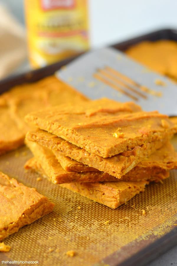 These Pumpkin Sheet Pan Pancakes are easy, soft and packed with flavor. They are the perfect breakfast treat on a fall morning.