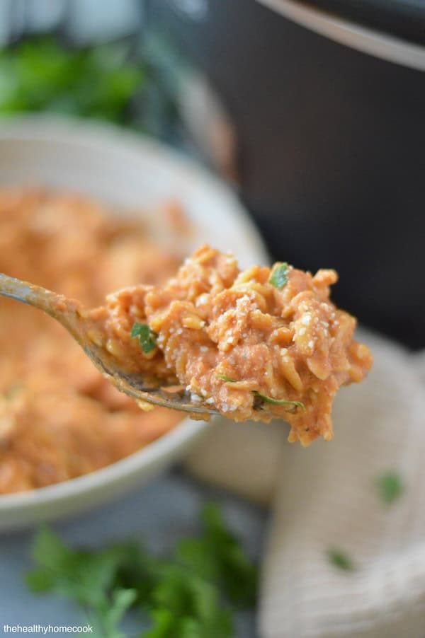 Indulge in the creamy goodness of this Slow Cooker Creamy Tomato Chicken & Pasta recipe. A comfort food recipe the whole family loves.