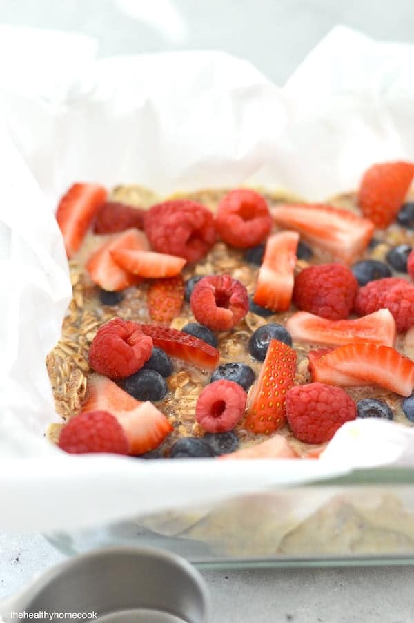 Breakfast lovers, this one is for you! My Berry Baked Oatmeal is the ultimate, fruity morning dish everyone will love.