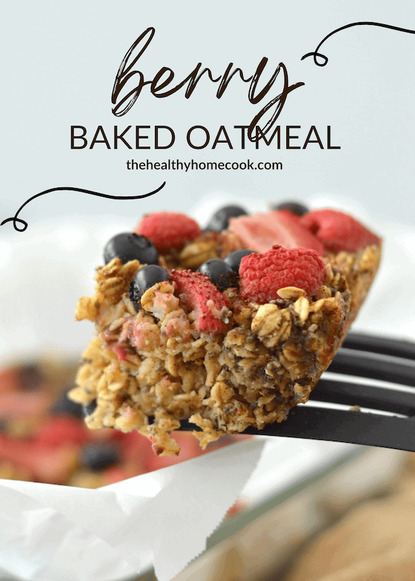 Breakfast lovers, this one is for you! My Berry Baked Oatmeal is the ultimate, fruity morning dish everyone will love.