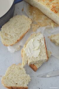 This homemade, crusty Italian Cheese Artisan Bread requires little work and comes out perfect every time. Ready in just a few hours!