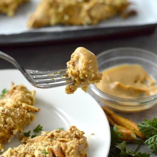 These Honey Mustard Sesame Chicken Fingers are sure to bring everyone around the table for an enjoyable family dinner.