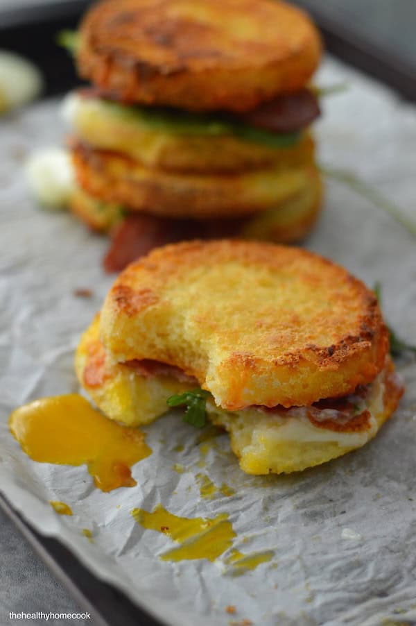 This On The Go {Gluten Free} Breakfast Sandwich is the easiest make-ahead breakfast recipe you could hope for.