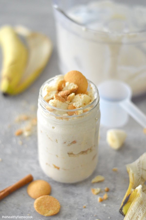 You won't believe how incredibly easy it is to make this creamy and luscious High Protein Banana Pudding. This version beats any boxed mix.