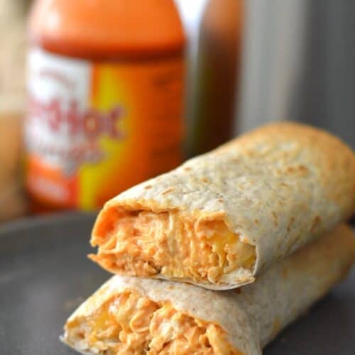 Craving something bold? This high protein, Air Fryer Buffalo Chicken Wrap is flavor-packed and ready to satisfy!