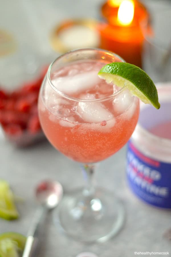 This 4 Ingredient Post-Workout Raspberry Lime Mocktail is simple to make, cool, and loaded with flavor. It's the best recovery drink after a hard workout!