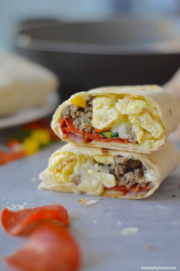 Breakfast is the most important meal of the day, and what better way to start your day than with a satisfying Pizza Breakfast Burrito.