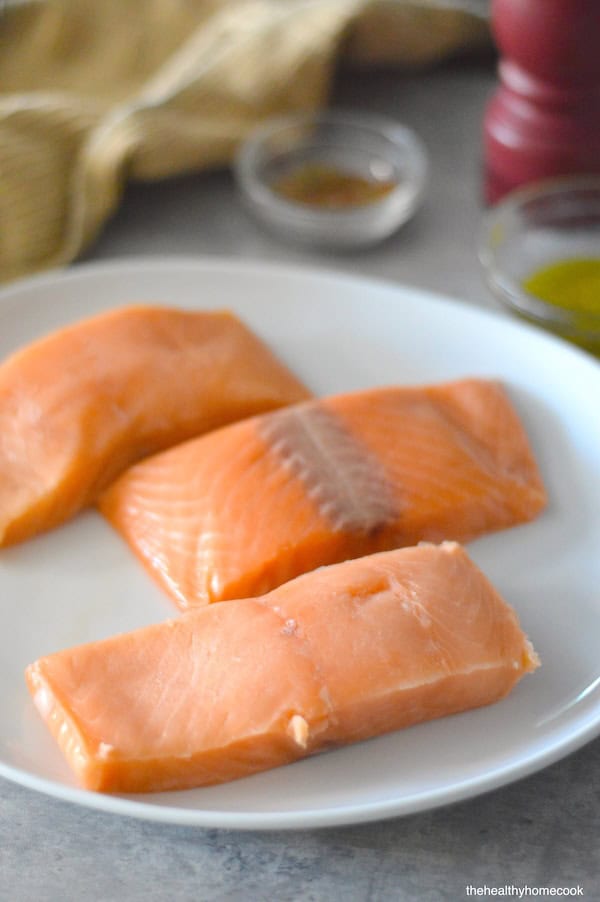 Crispy outside, juicy salmon inside, this air fryer recipe is easy and tastes better than from a restaurant!