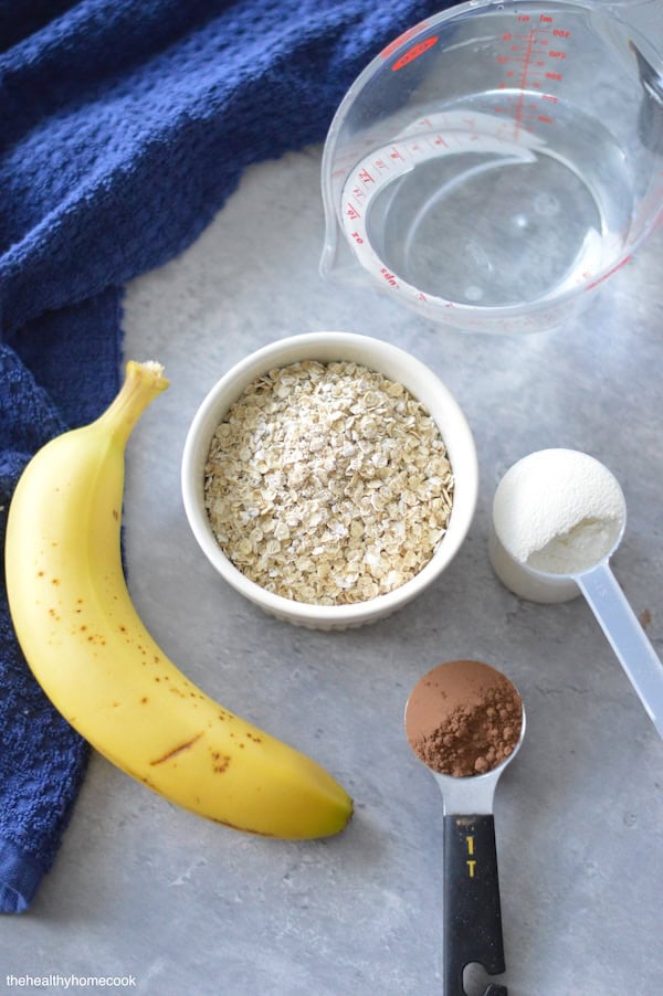 Loaded with protein, whole grains, and rich chocolatey flavor, this Protein Packed Brownie Batter Oatmeal makes a perfect morning meal.
