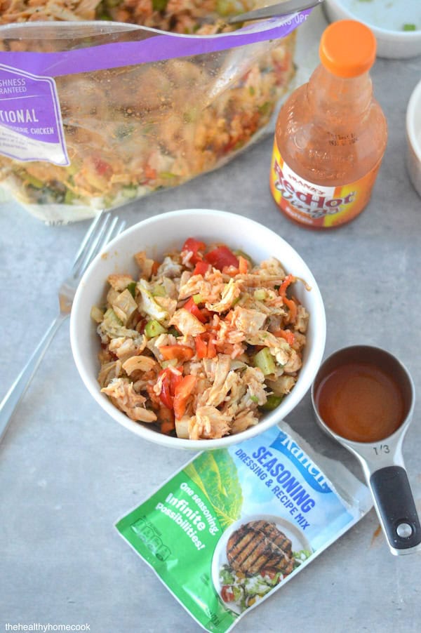 Simple, wholesome, and full of flavor—this Buffalo Rotisserie Chicken Bowl is perfect for busy weeknights or meal prep!