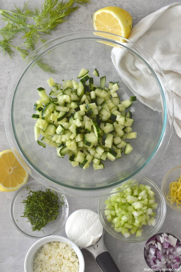 This quick Cucumber Salad Sandwich recipe is light, satisfying and delicious. Perfect for meal prep throughout the week.