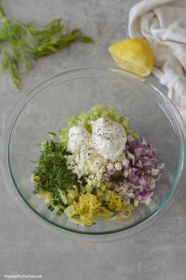 This quick Cucumber Salad Sandwich recipe is light, satisfying and delicious. Perfect for meal prep throughout the week.