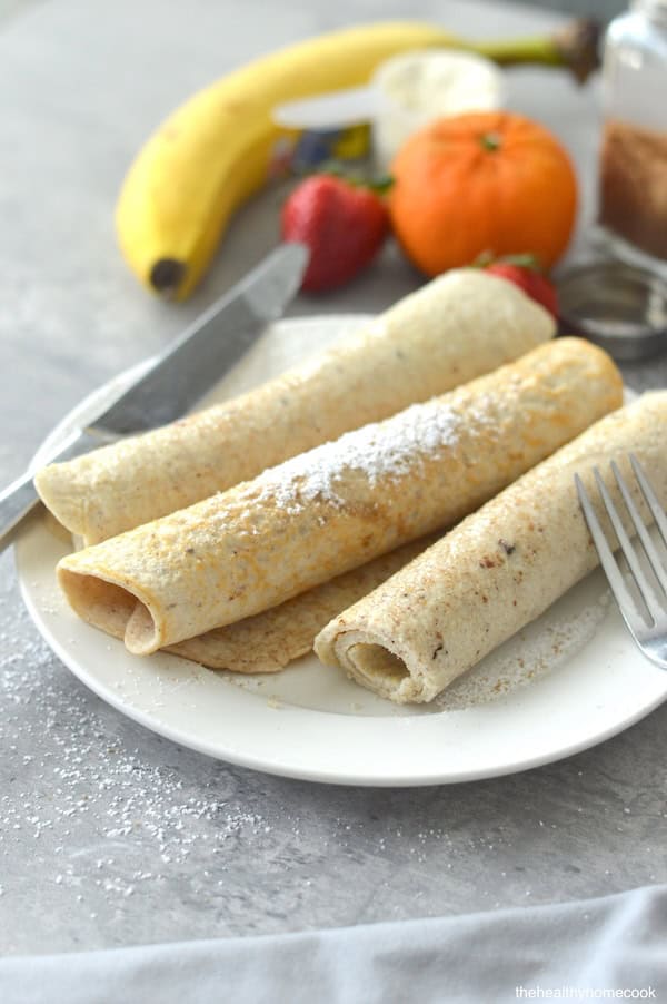 This easy recipe creates classic thin and flexible crepes we all love, but loaded with protein and cinnamon flavor.