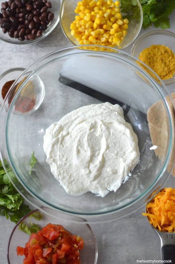 Turn any party into a fiesta with this Southwest Cottage Cheese Queso. It's a protein-packed dip with a kick!