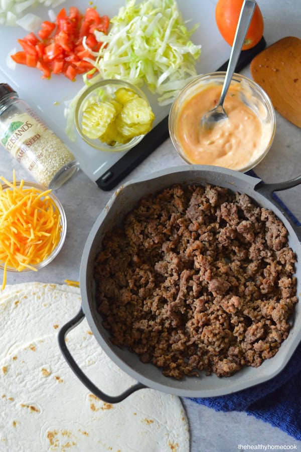 Turn your favorite McDonald's burger into a delicious wrap! Featuring all the classic flavors of a Big Mac, this recipe is sure to be a hit.
