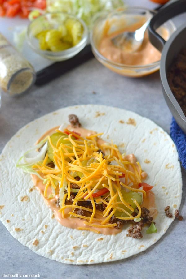 Turn your favorite McDonald's burger into a delicious wrap! Featuring all the classic flavors of a Big Mac, this recipe is sure to be a hit.