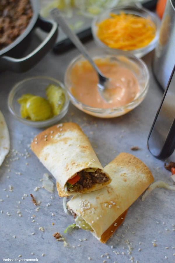 Turn your favorite McDonald's burger into a delicious wrap! Featuring all the classic flavors of a Big Mac, this recipe is sure to be a hit.