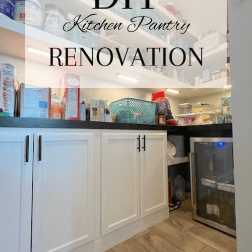 Our DIY Kitchen Pantry Renovation was nothing short of an absolute transformation. Follow along and see how you can do the same!