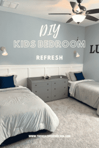 This easy to achieve look makes my boys shared room extra special, even on a tight budget! Follow along to see our DIY Kids Room Refresh.