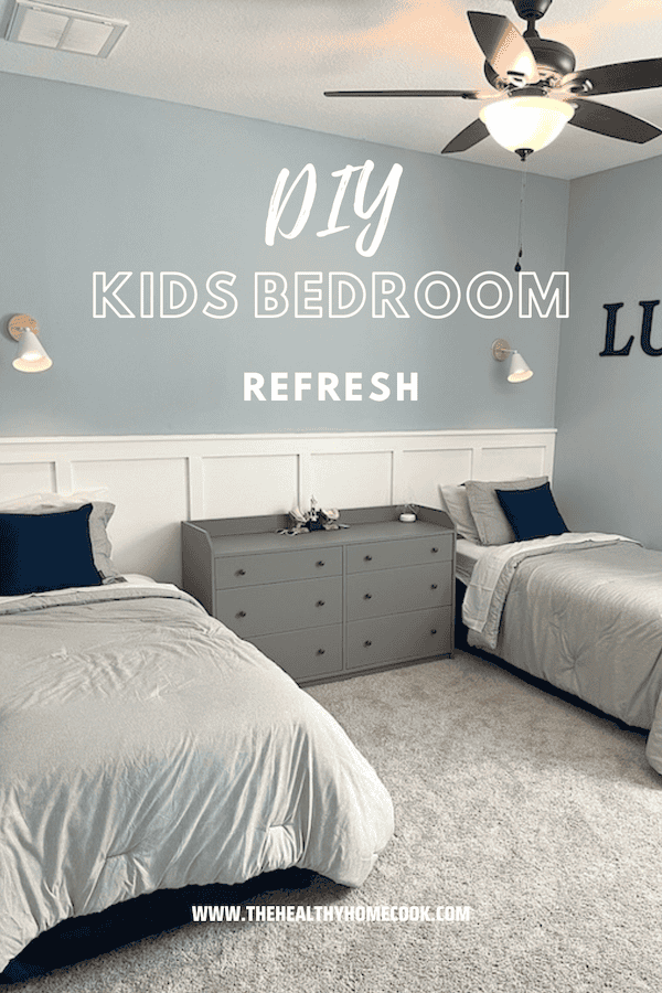 This easy to achieve look makes my boys shared room extra special, even on a tight budget! Follow along to see our DIY Kids Room Refresh.